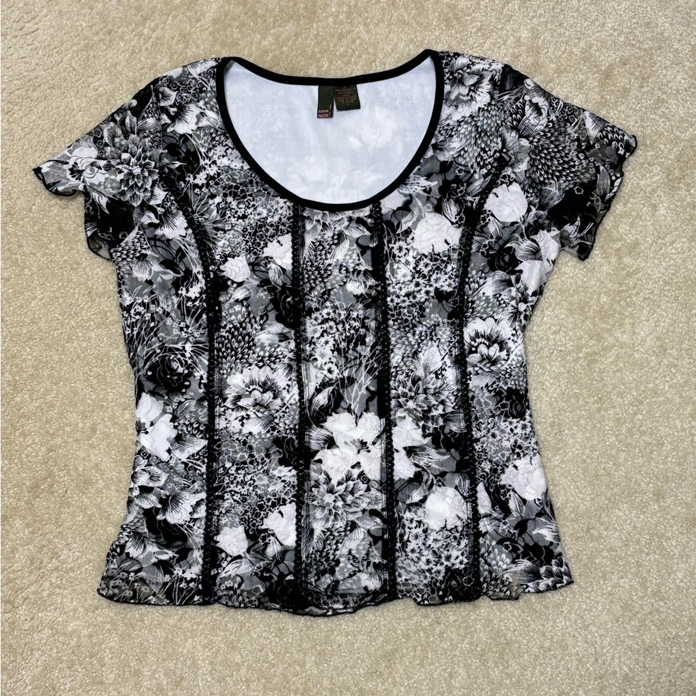 Sere Nade Flower Lace Blouse - Size L